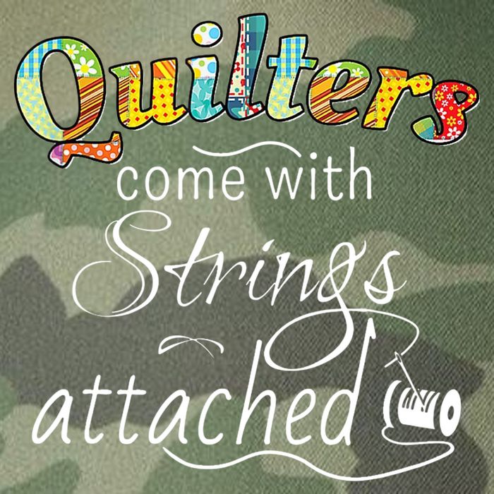 Quilters Come With Strings Attached Funny Legacy Tie Dye Trucker Hat