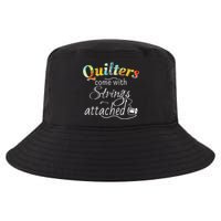 Quilters Come With Strings Attached Funny Cool Comfort Performance Bucket Hat