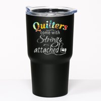 Quilters Come With Strings Attached Funny Tumbler
