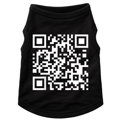 Qr Code With Funny Hidden Message Doggie Tank