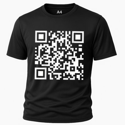 Qr Code With Funny Hidden Message Cooling Performance Crew T-Shirt
