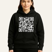 Qr Code With Funny Hidden Message Hoodie