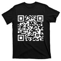 Qr Code With Funny Hidden Message T-Shirt