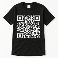 Qr Code With Funny Hidden Message Tall T-Shirt