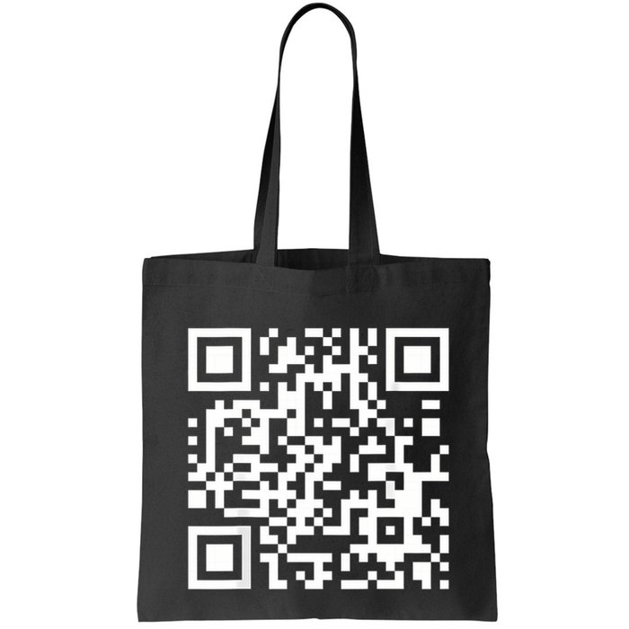 Qr Code With Funny Hidden Message Bag