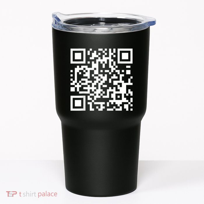 Qr Code With Funny Hidden Message Tumbler