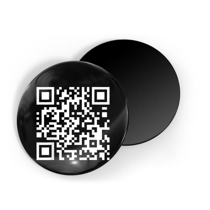 Qr Code With Funny Hidden Message Magnet