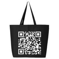 Qr Code With Funny Hidden Message 25L Jumbo Tote