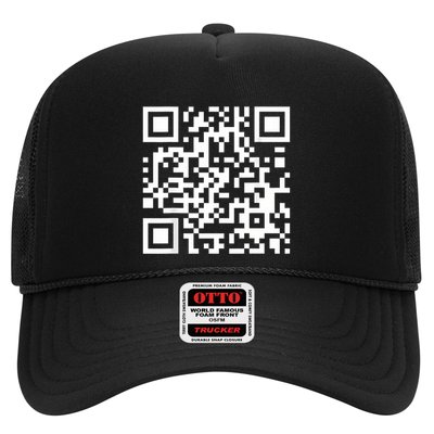 Qr Code With Funny Hidden Message Trucker Hat