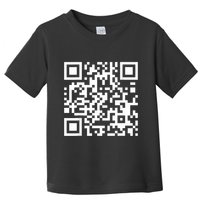 Qr Code With Funny Hidden Message Toddler T-Shirt