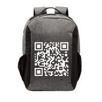 Qr Code With Funny Hidden Message Vector Backpack