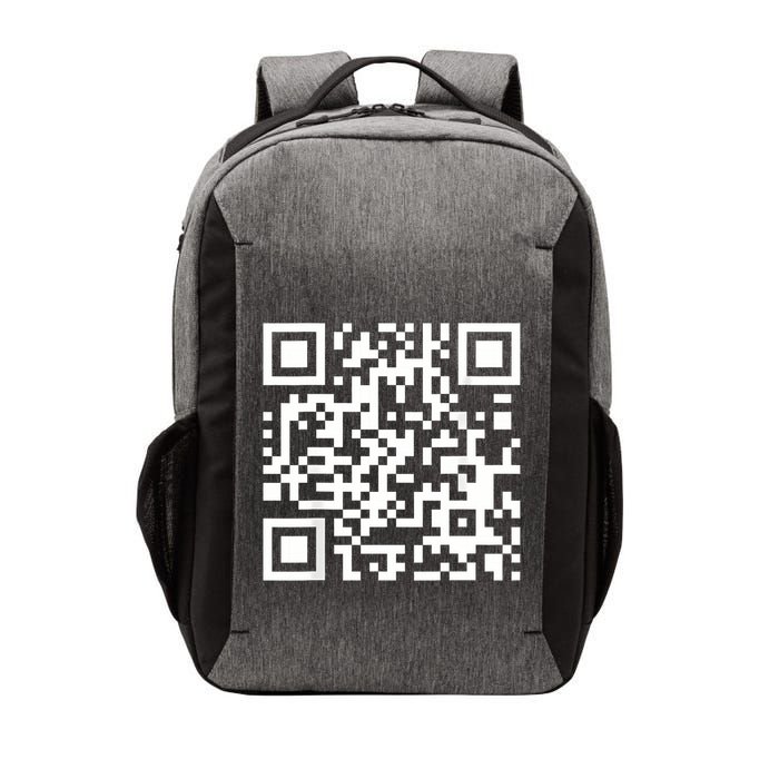 Qr Code With Funny Hidden Message Vector Backpack
