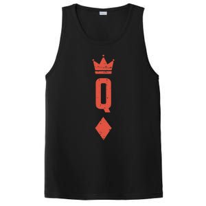 Queen Diamonds Card Matching Halloween Costume For Couples PosiCharge Competitor Tank