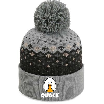 Quack Ducks Duck Lover The Baniff Cuffed Pom Beanie