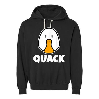 Quack Ducks Duck Lover Garment-Dyed Fleece Hoodie