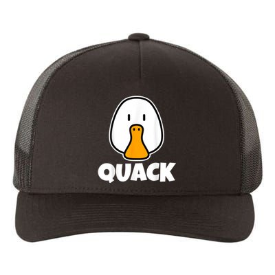 Quack Ducks Duck Lover Yupoong Adult 5-Panel Trucker Hat