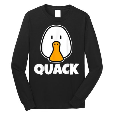 Quack Ducks Duck Lover Long Sleeve Shirt