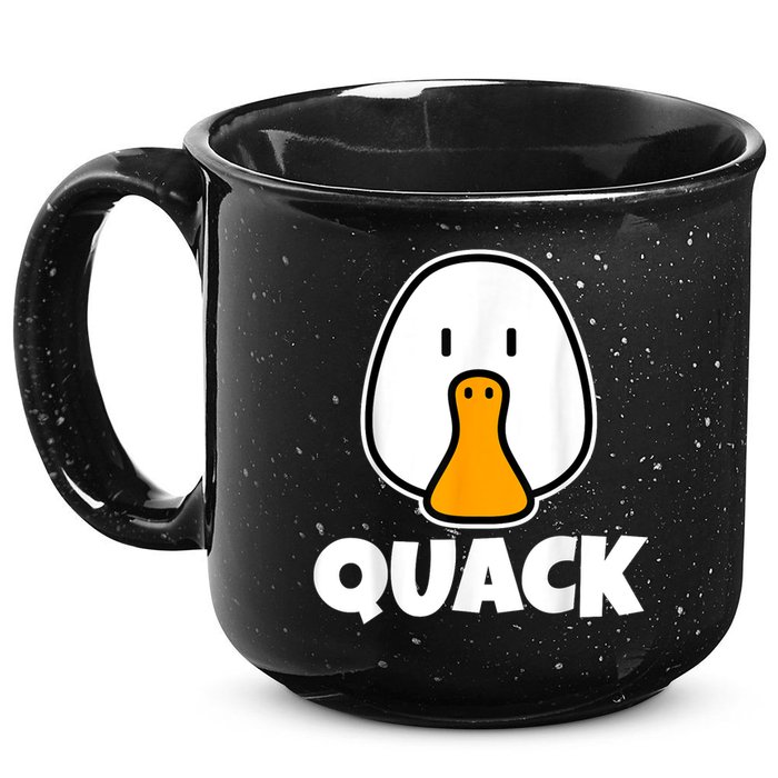 Quack Ducks Duck Lover 15oz Campfire Ceramic Mug