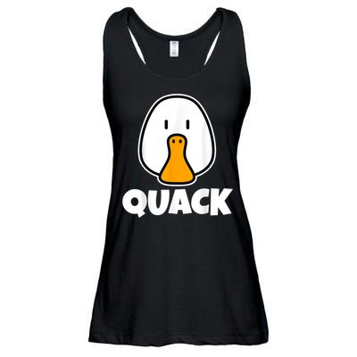Quack Ducks Duck Lover Ladies Essential Flowy Tank