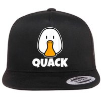 Quack Ducks Duck Lover Flat Bill Trucker Hat