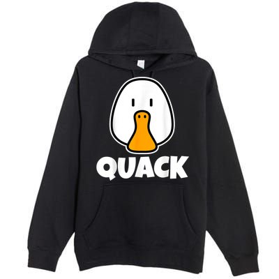Quack Ducks Duck Lover Premium Pullover Hoodie