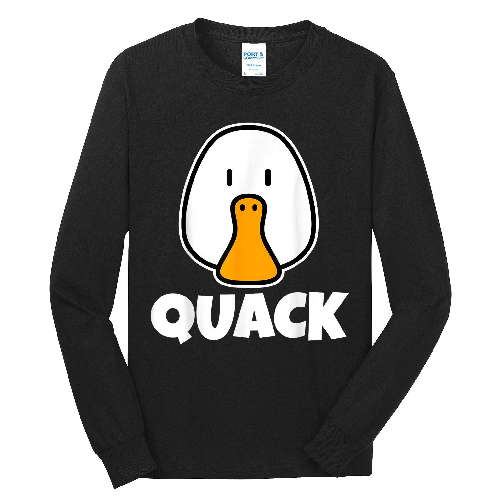 Quack Ducks Duck Lover Tall Long Sleeve T-Shirt