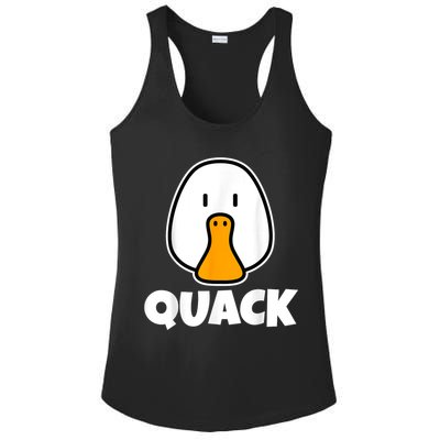Quack Ducks Duck Lover Ladies PosiCharge Competitor Racerback Tank