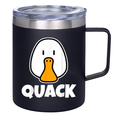 Quack Ducks Duck Lover 12oz Stainless Steel Coffee Mug