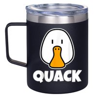 Quack Ducks Duck Lover 12oz Stainless Steel Coffee Mug