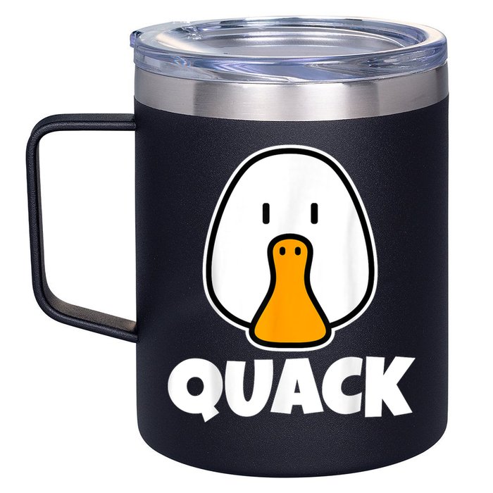 Quack Ducks Duck Lover 12oz Stainless Steel Coffee Mug