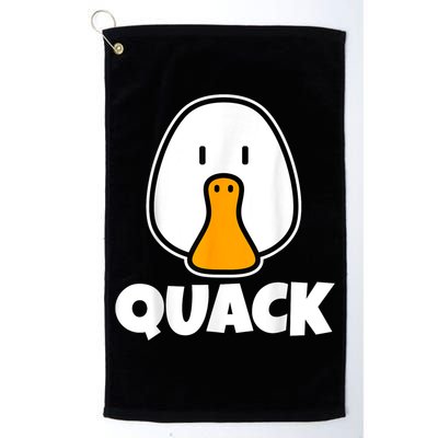 Quack Ducks Duck Lover Golf Towel