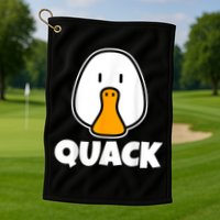 Quack Ducks Duck Lover Golf Towel