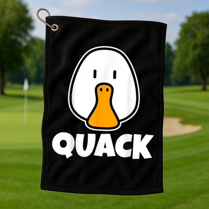 Quack Ducks Duck Lover Golf Towel