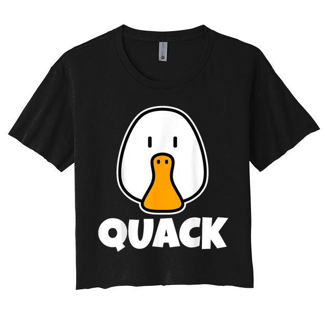 Quack Ducks Duck Lover Crop Top