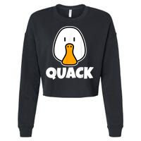 Quack Ducks Duck Lover Cropped Pullover Crew