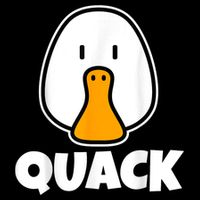 Quack Ducks Duck Lover Cropped Pullover Crew