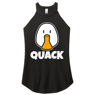 Quack Ducks Duck Lover Women's Perfect Tri Rocker Tank