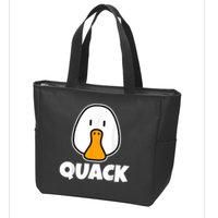 Quack Ducks Duck Lover Zip Tote Bag
