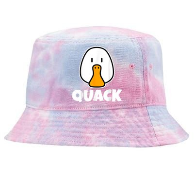 Quack Ducks Duck Lover Tie-Dyed Bucket Hat