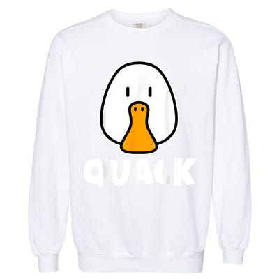 Quack Ducks Duck Lover Garment-Dyed Sweatshirt