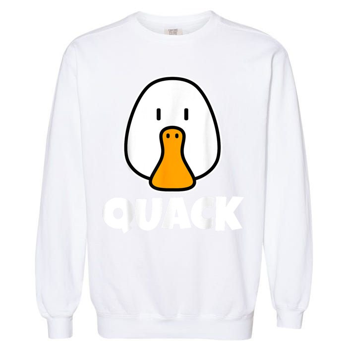Quack Ducks Duck Lover Garment-Dyed Sweatshirt