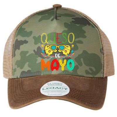 Queso De Mayo Gift Cinco De Mayo Legacy Tie Dye Trucker Hat