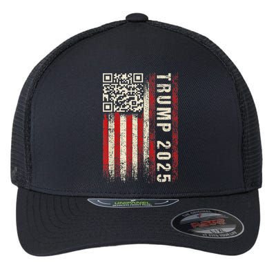 Qr Donald Trump Dancing 4745 Code Video Flexfit Unipanel Trucker Cap
