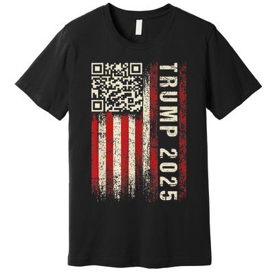 Qr Donald Trump Dancing 4745 Code Video Premium T-Shirt