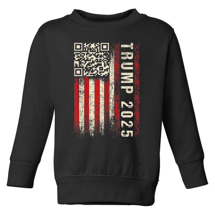 Qr Donald Trump Dancing 4745 Code Video Toddler Sweatshirt