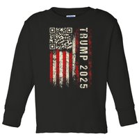 Qr Donald Trump Dancing 4745 Code Video Toddler Long Sleeve Shirt