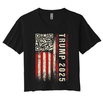 Qr Donald Trump Dancing 4745 Code Video Crop Top