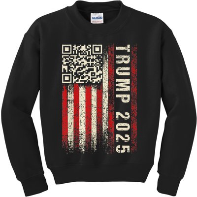 Qr Donald Trump Dancing 4745 Code Video Kids Sweatshirt