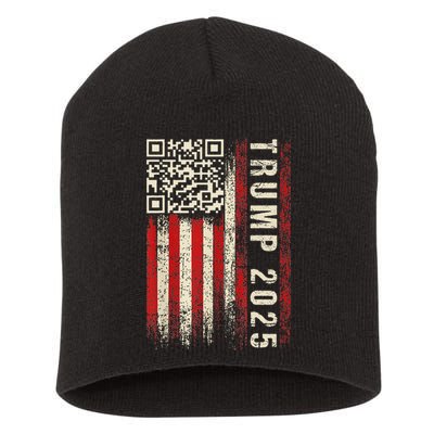 Qr Donald Trump Dancing 4745 Code Video Short Acrylic Beanie