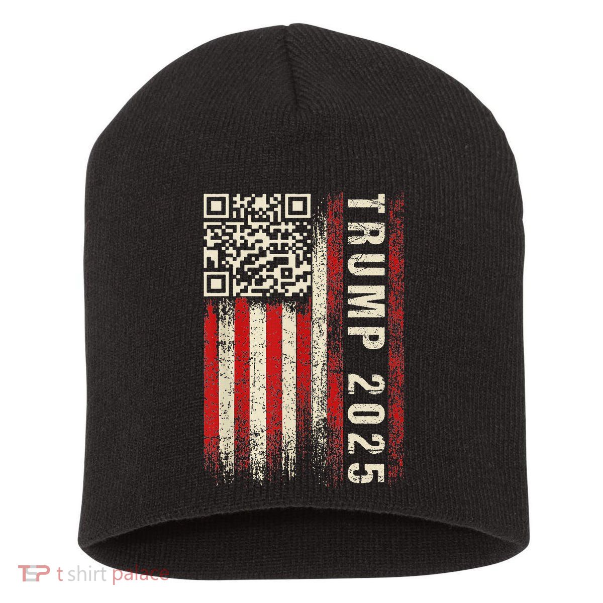 Qr Donald Trump Dancing 4745 Code Video Short Acrylic Beanie